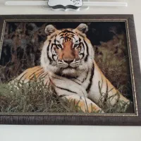 تابلو فرش ببر