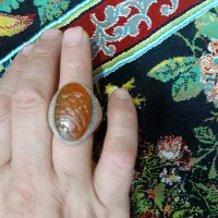 انگشتر رکاب دستار یمن اصل بازنوشته صلوات