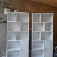 کتابخانه . کمد|کتابخانه، شلف، قفسه‌های دیواری|هشتگرد, |دیوار