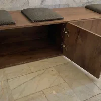 نیمکت کمد دار چوبی|صندلی و نیمکت|مشهد, استاد یوسفی (شهرک غرب)|دیوار