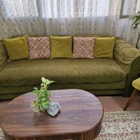 مبلمان هفت نفره..نیم ست|مبلمان خانگی و میز عسلی|تهران, شهرک ولیعصر شمالی|دیوار