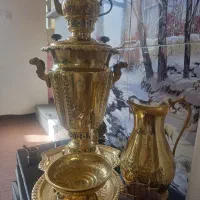 سماور زغالی باوسایل مربوطه