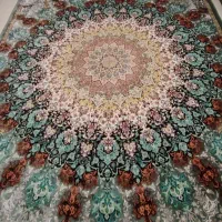 فرش9 متری /ضخیم / رنگ بسیار زیبا/فیروزه ای