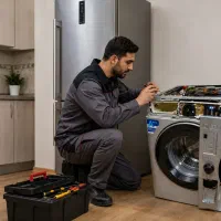 تعمیرات تخصصی یخچال فریزر و لباسشویی درمحل کل مشهد