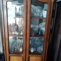 ویترین چوب گردو بزرگ