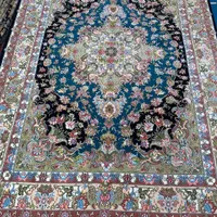 فرش جفت 9متر دستبافت خطیبی ابریشم از بافنده شرایطی|فرش|کرج, عظیمیه|دیوار