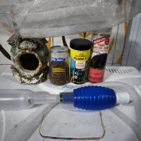 آکواریوم کامل و آماده استفاده همراه ماهی|ماهی|ایلام, |دیوار