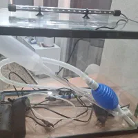 آکواریوم با تمام لوازم برای راه