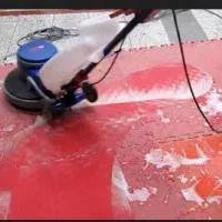 شستن تاتامی گرانول کف باشگاه  شستشوی موکت چمن سالن