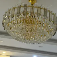 لوستر ۷ ردیف دو عدد و یک لاینر|لوستر و چراغ آویز|اهواز, زیتون کارمندی|دیوار