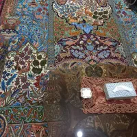 فرش دستباف کاشمر طرح منظره(شکارگاه)|فرش|مشهد, هنرور|دیوار