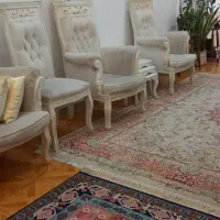 فروش مبل استیل ۷ نفره با صندلی|مبلمان خانگی و میز عسلی|رشت, منظریه|دیوار