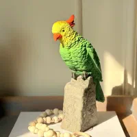 دکوری طوطی جذاب|مجسمه، تندیس، ماکت|ری, دولت‌آباد|دیوار