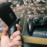 دسته‌ بازی بلوتوثی ps4 و کامپیوتر (لپ تاپ) / ۲ عدد|کنسول، بازی ویدئویی و آنلاین|دهدشت, |دیوار