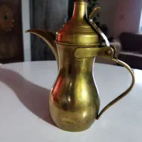 قهوه جوش برنج لصل قدمت دار|کلکسیون اشیاء عتیقه|تنکابن, |دیوار