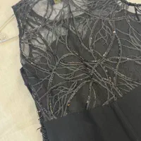 لباس مجلسی جنس حریر رنگ مشکی|لباس|شهرکرد, |دیوار