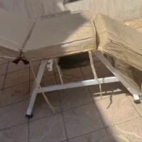 تخت آرایشگاهی مژه فیبروز میکروبلیدینگ ماساژ|آرایشگاه و سالن‌های زیبایی|تبریز, |دیوار