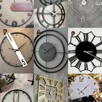 تولیدی ساعت دیواری فلزی مدل آرکا شیک جهیزیه کادویی