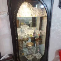 ویترین چهار طبقه چراغ دار
