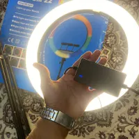 رینگ لایت ۲۲ اینچ ۵۶ سانتی rgb|دوربین عکاسی و فیلم‌برداری|بندرعباس, |دیوار