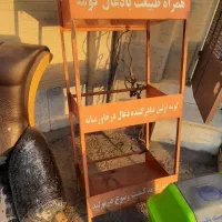 استند کتابخابه دکور طبقه ویترین سالم توری ذغال|کتابخانه، شلف، قفسه‌های دیواری|اصفهان, مصلی|دیوار