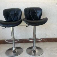 صندلی اپن آشپزخانه چرمی پایه بلند با قابلیت تنظیم|میز و صندلی غذاخوری|بابلسر, |دیوار