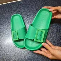 دمپایی زنانه مدل میترا / رنگ سبز / سایز ۳۷|کیف، کفش، کمربند|برخوار, |دیوار