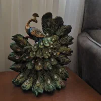 مجسمه طاووس پلی استر|مجسمه، تندیس، ماکت|فردیس, سرحدی|دیوار