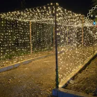 ریسه نور/ ریسه متری /ریسه ساده کبریتی رسید.|ریسه و چراغ تزئینی|شیراز, گود عربان|دیوار