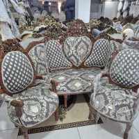 مبل سلطنتی ۹نفره تمام چوب راش مبلمان شاهان