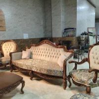 مبلمان استیل کلاسیک مدل گندمی