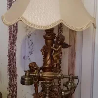 آباژور با مجسمه و تلفن دار