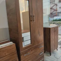 کمدایستاده دودرب آماده تحویل گردویی|جاکفشی، کمد، دراور|قائم‌شهر, |دیوار