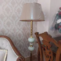 اباژور ایستاده نو کرمی رنگ و طلایی