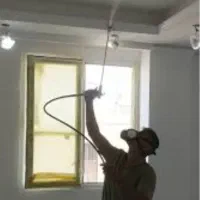 نقاشی ساختمان با دستگاه ایرلس بسیار مناسب وسریع