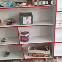 قفسه ام دی اف مغازه|کتابخانه، شلف، قفسه‌های دیواری|باوی, |دیوار
