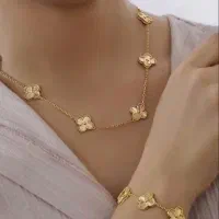 گردنبند دستبند ونکلیف رنگ ثابت