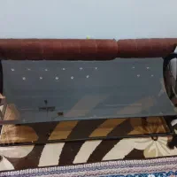 میزجلومبلی‌فلزی‌شیشه‌دودی