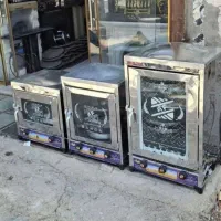 پخش تنور گازی استیل لواش پز تک چدن و ۲ چدن ۴طبقه