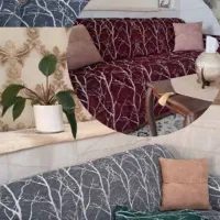 حوله و کوسن پروانه ای