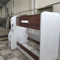 تخت دو طبقه مدرن با قابلیت تبدیل به یک نفره|تخت و سرویس خواب|خمینیشهر, |دیوار