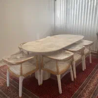 صندلی نهارخوری ۸ نفره کاملا نو فوری زیر قیمت