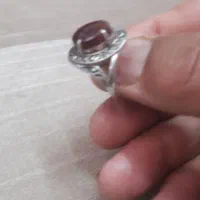 انگشتر نقره زنانه رکاب خارجی نگین یمن اصل|جواهرات|تهران, نیروی هوایی (پیروزی)|دیوار