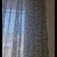 پرده شیشه ای ترک کاملا سالم و تمیز|پرده، رانر، رومیزی|تهران, سید خندان (جلفا)|دیوار