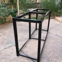چهار پایه پروفیل قوطی فلزی رنگ کوره ای نو