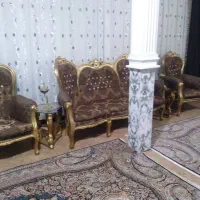 فروش مبل ۹نفره چوب راش تعویض میکنم بامبل ۹نفره|مبلمان خانگی و میز عسلی|نهاوند, |دیوار