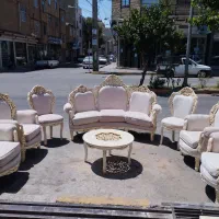 مبل استیل 9 نفره چوب راش