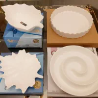 ظروف سفید طرح ایکیا و سرامیکی|صنایع دستی و سایر لوازم تزئینی|تهران, زعفرانیه|دیوار