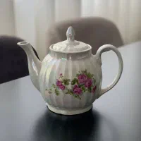 قوری گل سرخی مرمری هفت رنگ