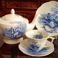 انواع فنجون نعلبکی وست چای خوری آنتیک و لوکس